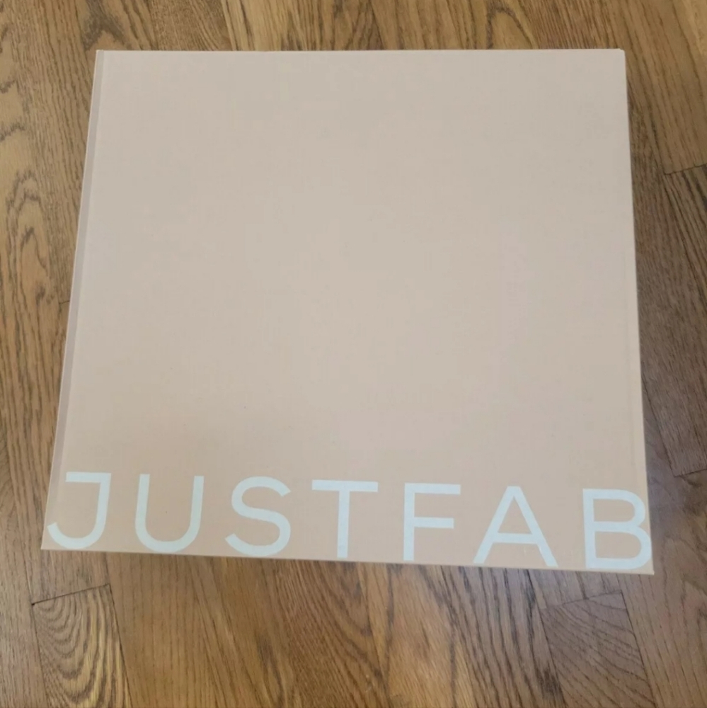 Justfab Booties Gem Two Penny Metallic Pu, Size7.5 Brand New